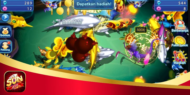 Hệ thống cá 3D đa dạng, phong phú của game